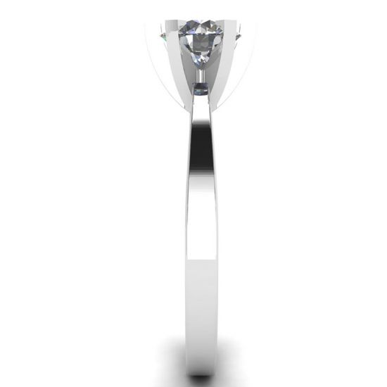 Anillo de Diamantes en Oro Blanco 18K para Compromiso,  Ampliar imagen 3