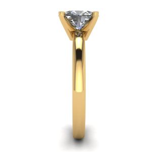 Anillo de diamantes ovalados en oro amarillo de 18 quilates - Photo 2