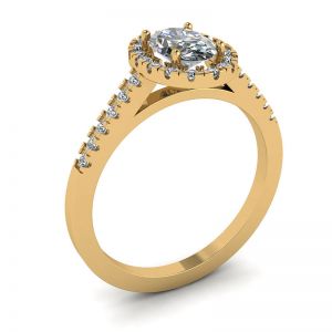 Anillo Diamante Oval Oro Amarillo - Photo 3