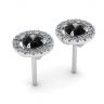 Espárragos de diamante negro de 5 mm con cubiertas de halo desmontables, Image 3