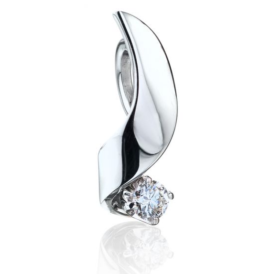 Colgante con Diamante de 3 mm - Colección Ruban, More Image 1