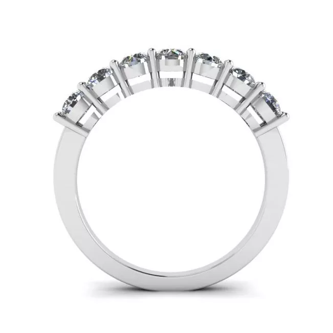 Anillo Eternal Seven Stone Diamond en oro blanco de 18 quilates - Photo 1