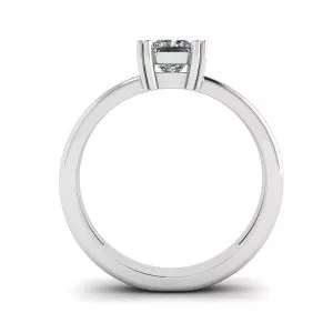 Anillo de compromiso de corte princesa contemporáneo - Photo 1