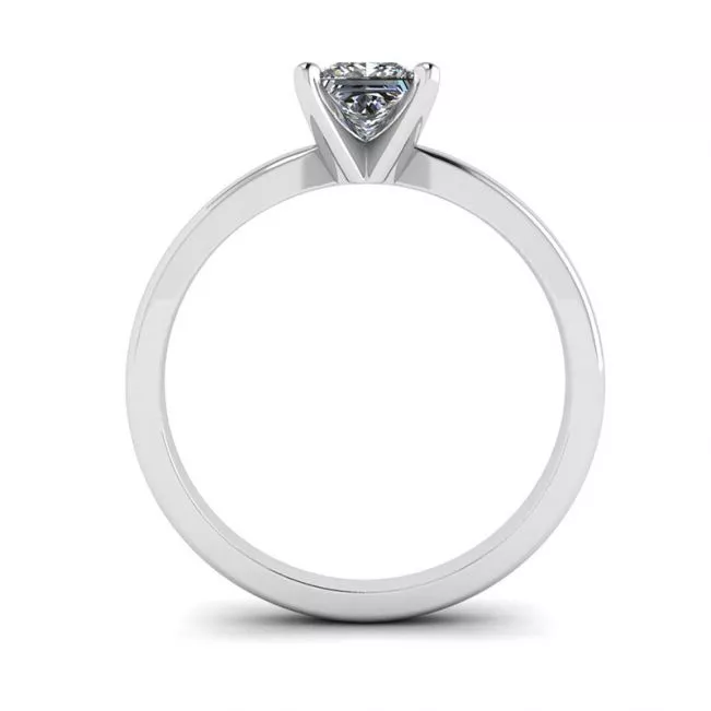 Anillo de diamantes de talla princesa - Photo 1
