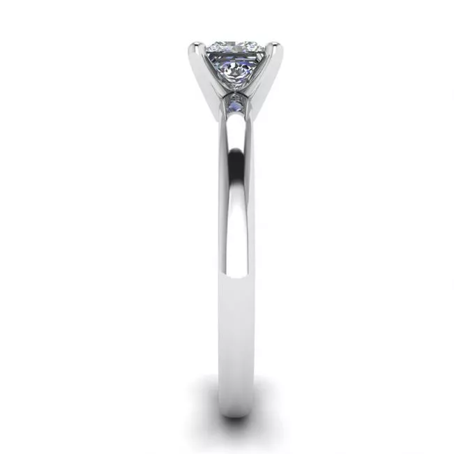 Anillo de diamantes de talla princesa - Photo 2