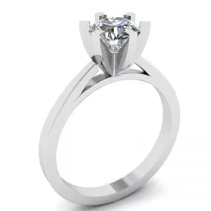 Anillo de Diamantes en Oro Blanco 18K para Compromiso - Photo 3