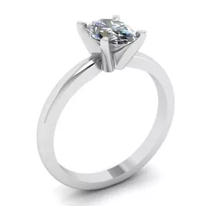 Anillo Diamante Ovalado Oro Blanco - Photo 3
