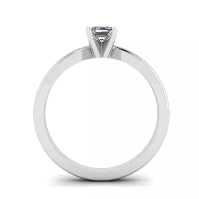 Anillo con Diamante Talla Esmeralda - Photo 1