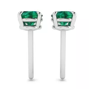 Aretes de esmeralda clásicos - Photo 1