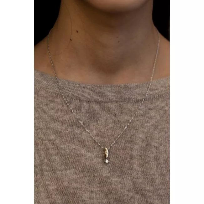 Colgante con Diamante de 3 mm - Colección Ruban - Photo 3