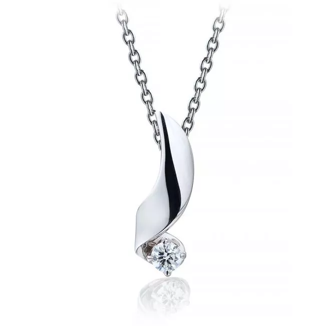 Colgante con Diamante de 3 mm - Colección Ruban